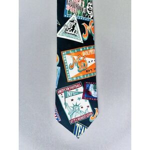 Miami Dolphins Vintage 1992 RM Style 100% Silk Tie Ralph Marlin NFL Necktie